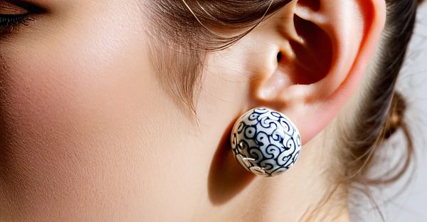 Boucles d'oreilles en porcelaine : délicatesse et éthique
